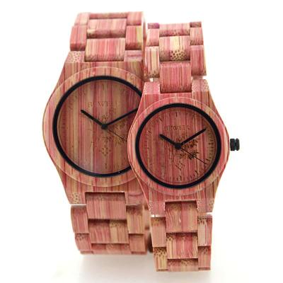 China Non-Specific Amazon Success Bewell Bamboo Watches Lighter Fashion Colorful Bamboo Wristwatches for sale