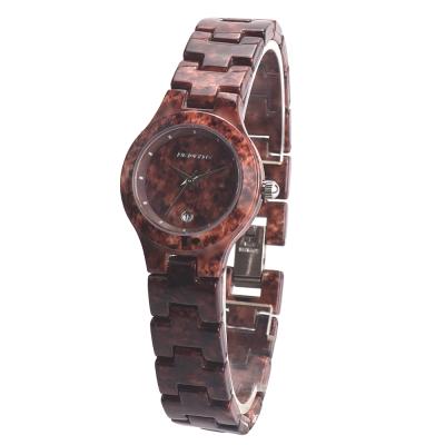 China Day / Date On Sales Bewell Ladies Watch Quartz Marble Material Watch For Women Watches for sale