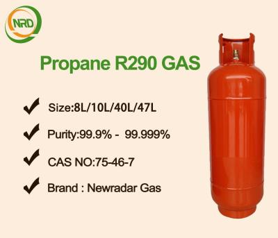 Chine CAS 74-98-6 purs organiques de gaz naturel de méthane de catégorie industrielle hauts à vendre