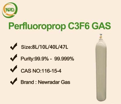 China Productos puros del gas del cilindro C3F6, pureza elevada descolorida más los gases de la especialidad en venta