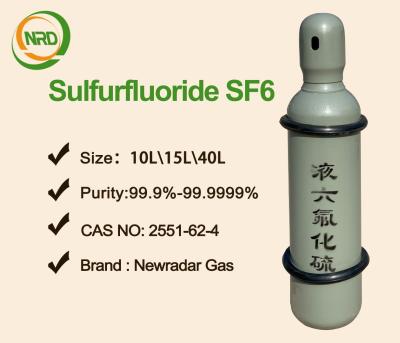 China Non Flammable Compressed Gas Sulfur Hexafluoride Gas Electronic Grade for sale