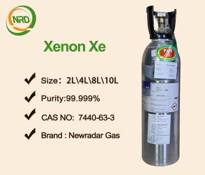 Cina Gas serra incolore del xeno dei gas inerti di CAS 7440-63-3 del gas del xeno con purezza 99,999% in vendita