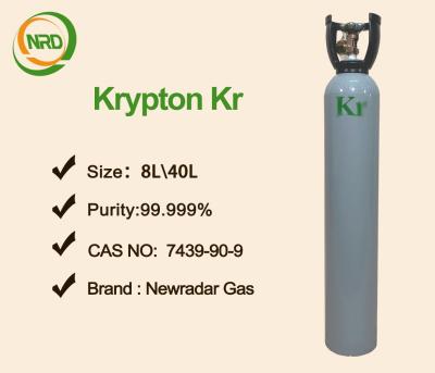 China Krypton Zeldzaam Gas CAS 7439-90-9 Te koop