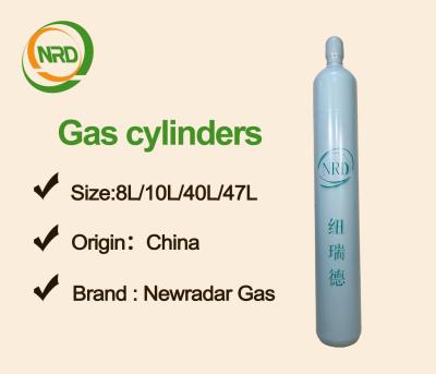 China 40L Seamless Steel Compressed Gas Canister For High Purity Gases for sale