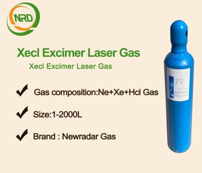 China Excimer de Waterstofmonochloride van Lasersxecl Geurloos met CGA679-Klep Te koop