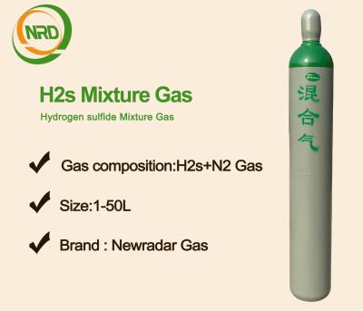 China Sulfureto do Dihydrogen do gás de H2S empacotado nos cilindros de alumínio ou de aço à venda