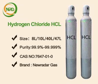 China Pure Industrial Gases Hydrogen Chloride Hcl CAS 7647-01-0 UN 1050 for sale