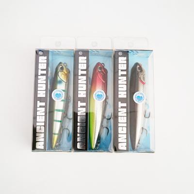 China Antique Hunter Floating Pencil Lure 65mm Japanese Style 5.6g Floating Water Snap Top Lure Prime Hard 65mm 5.6g for sale