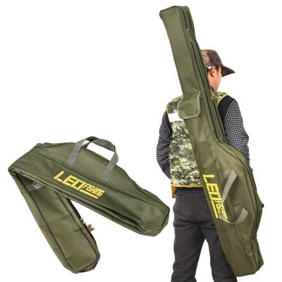 China Multifunctional OEM Leo Bait Accessory Bag 1M 1.5M Canvas Waterproof Outdoor Fishing Tackle Bag ODM Spot Bait for sale