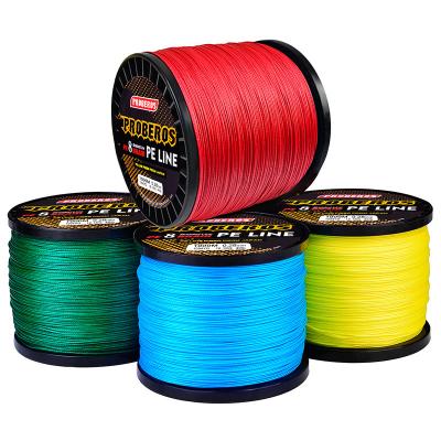 China PE PROBEROS 8 Braided 1000 Meters 0.4#-40# PE Saltwater Bottom Cast Freshwater Fishing Line for sale