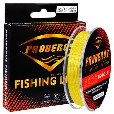 China PE PROBEROS 8 Braided Bottom Cast Freshwater Fishing Line PE Saltwater 1.0#-6# Color 1.0#-6# Super Strong 137 Meters 5 for sale