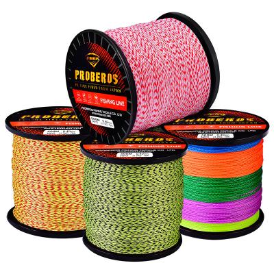 China PE PROBEROS 9 Braided 500 Meters 5 Color 3.0#-9.0# PE Saltwater Bottom Bait Freshwater Fishing Line for sale