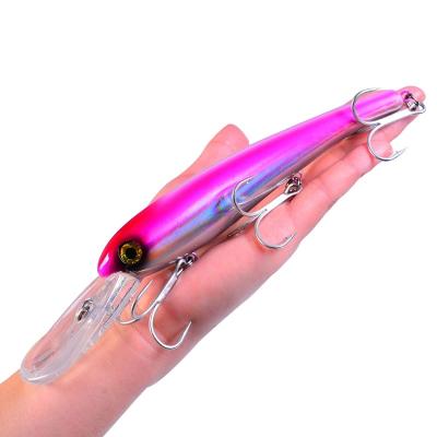 China PRO BEROS Fishing Lure 41g/20cm 10 Colors Fishing Tackle With 2/0# BKB Hook Ocean Fishing Big Minnow Lures 2/0# BKB Hook for sale