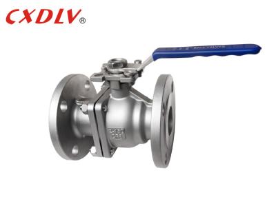 China Normal Pressure Flanged Ball Valve Handle Lever 150LB DN50 High Platform for sale