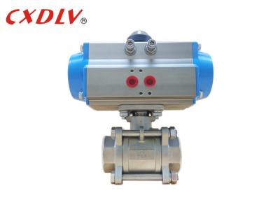 China Bidirectioneel Roestvrij staal 304 Pneumatische Controleklep met Actuator voor Water Te koop