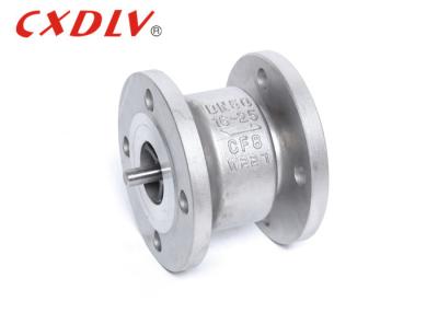 China Tipo vertical ANSI a mola GB do silêncio da extremidade CF8 da flange da válvula de verificação à venda