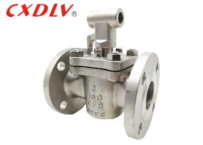 China PTFE 2 Way Flanged Quarter Turn Plug Valve Lubricated Tufline Manual Operator for sale