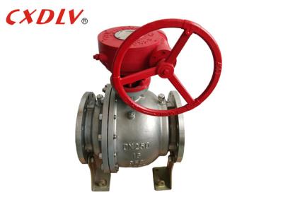 Κίνα DN150 6 Trunnion ίντσας 2PC διασπασμένη τιμή σώματος ανοξείδωτου βαλβίδων σφαιρών CF8M προς πώληση