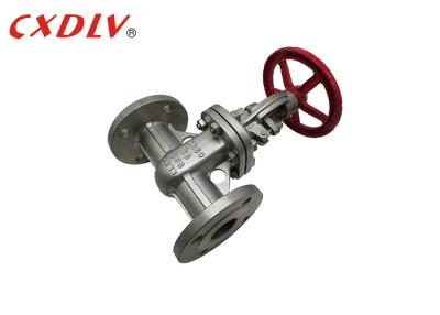 China Selo de aço inoxidável do metal da válvula de porta terminada da flange do OEM com volante CF8 CF8M à venda