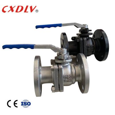 China Palanca CF3M Flanged Ball Valve de la manija de PN25 A216 Gr.WCB en venta