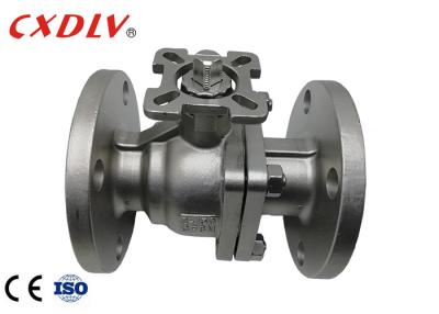 China CF3M ANSI150 Stainless Steel Ball Valve 2 Pieces Full Port with ISO5211 TOP for sale