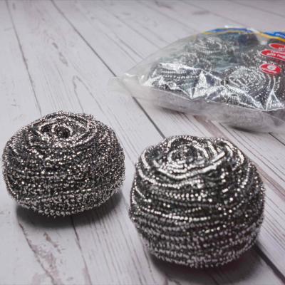 China Scourer Spiral Mesh Stainless Steel Scourer Durable Bestselling Cleaning Scourer for sale