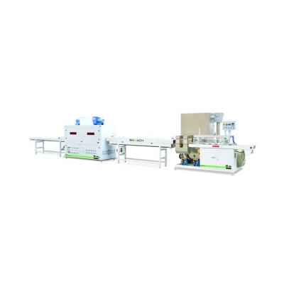 China Building Material Shops Machine UV Automatic Spray Line|Line-UV Panel Vacuum Edge Spray for sale