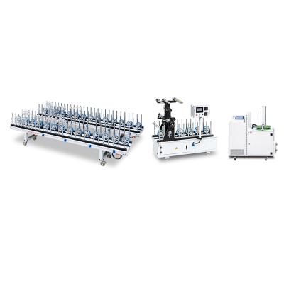 China energy & SAMACH PUR Profile Wrapping Machine Woodworking PUR Hot Glue Profile Extracting Wrapping Machine for sale