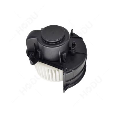 China Blow Air and Adjust Temperature Inside Car AC Heater Blower Motor Fan with Cage Compatible Audi Q7 2007-2015 4L1-820-021-B 7L0 820 021 Q HD-60-111 12V for sale