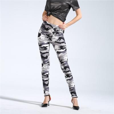 China New Arrival Breathable Camouflage Print Gaiters Womens Casual Super Soft High-waist Fashion Gaiters for sale