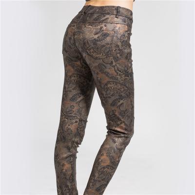 China European and American Wholesale Breathable Thin Hot Pressed Yoga Pants Printed High Waist Gaiters Stretch Comfortable Pants for sale