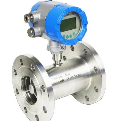 China Sanitary SS304 Water Testing Turbine Flow Testing Precision Flow Meter for sale