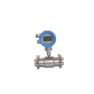 China Hot Selling Intelligent Electromagnetic Sanitary Magnetic Water Food Water Flow Meter for sale