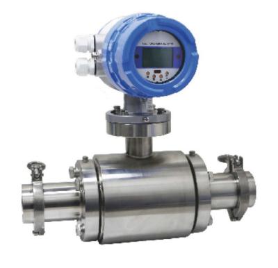 China Hot Selling Sanitary Water Flow Measurement Electromagnetic Liquids Meter Supplier China Sanitary Magnetic Water Flow Meter for sale