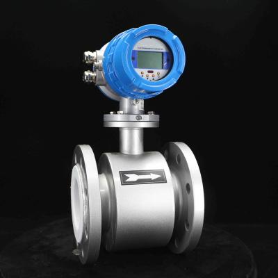 China Water Sludge Irrigation Agriculture Liquid Control Pumping Extracting Magnetic Flow Meter for sale