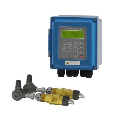 China ABS Plastic Wall Mounted Non Contact Liquid Ultrasonic Flow Meter for sale