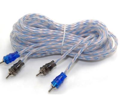 China High Quality Customized Car Audio System Twisted Pair RCA Cable for sale