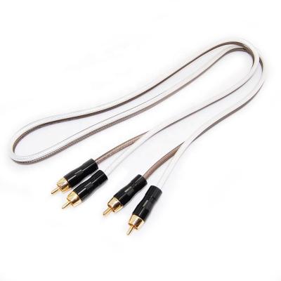 China Multimedia Braid Shielded Car RCA Audio Interconnect for sale