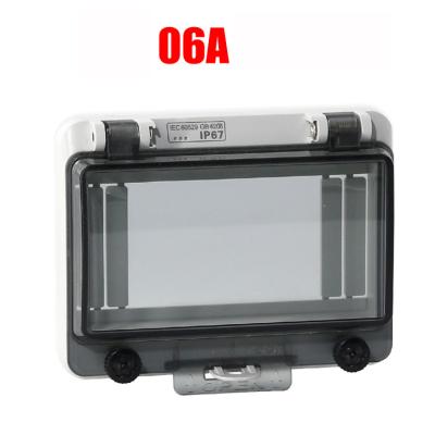 China CZ-06 IP67 Convenient Ways 6 Contact Industrial Portable Protection Window Cover Ignition Switch Power Distribution Box for sale