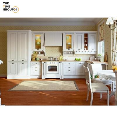 China Environment Friendly Foshan Furniture China Cheap Price Carousel Wood Cabinet Ready Kitchens for sale