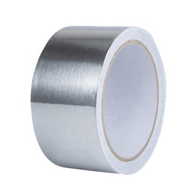 China Hot Sale Heat Resistant Silver Color Fiberglass Aluminum Foil Flame Retardant Heat Resistant Tape for sale