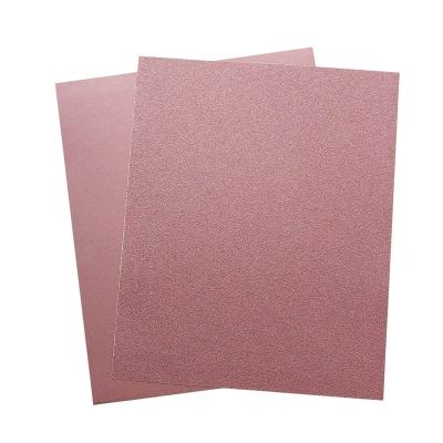 China Good quality and durable aluminum oxide sandpaper flexible dry sandpaper derusting sandpaper wood portable polishing paper for sale