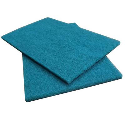 China Industrial Metal Surface Factory Wholesale Green Aluminum Oxide Polishing Absorbent Scouring Pad For Outdoor Polish for sale