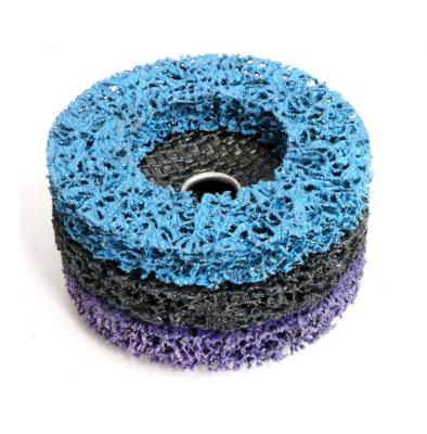 China High Efficiency High Quality 4.5 Inch 115mm Clean Blue Purple Black Disc And Tape For Rust Removal for sale