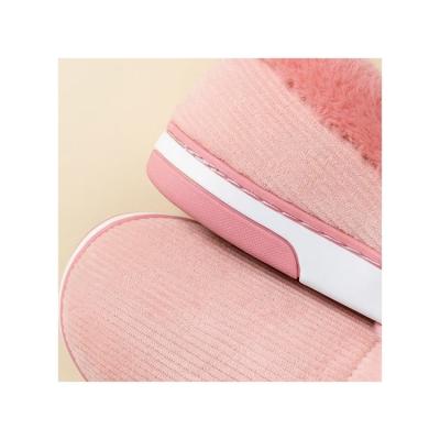 China Cozy Cotton Slippers for Cozy and Warm Home Use Winter Warm Fur Indoor Slipper for sale