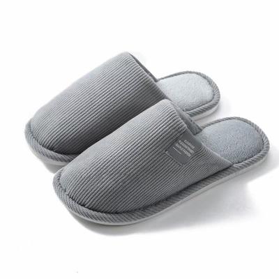 China Cozy Cozy Couple's Cotton Home Mop With Soft Bottom Winter Cotton Warm Slippers for sale