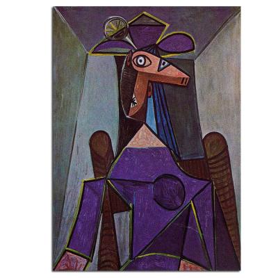 China 100% Hand Painted Picasso Oil Paintings On Abstract Famous Art Reproductions Modern Oil Painting Canvas for sale