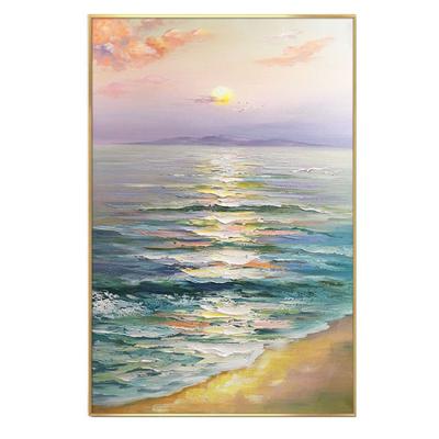 China 100% Hand Painted Supplier Large Contemporary Seascape Painting China Paintings for sale