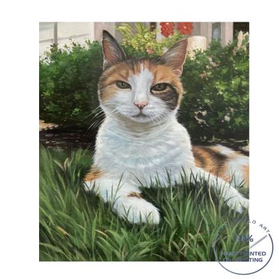 China New classic/postmodern wholesale handmade custom-made pet portrait painting wall canvas painting decor painting for sale