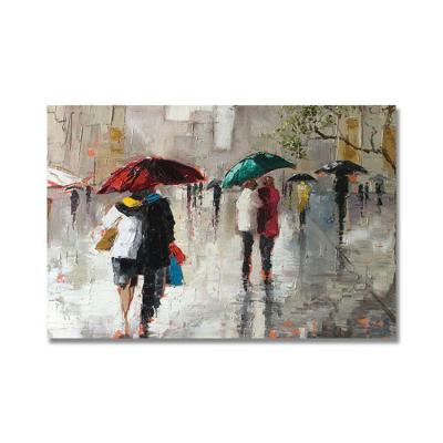 China New Abstracts Arrive 100% Hand Painted Contemporary Street Figure Paintings Art On Canvas for sale